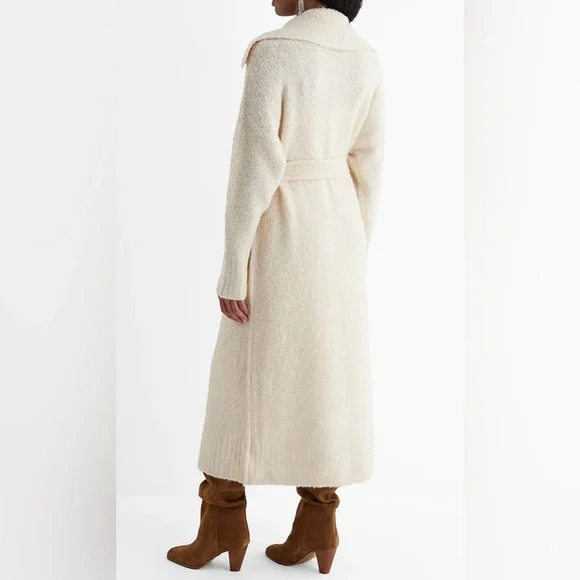 Express Boucle Oversized Collar Duster - Picture 2 of 6